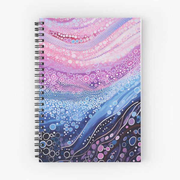 Item preview, Aboriginal Inspired Dot Art - Gentle Midnight Waves designed and sold by GrinGalore.