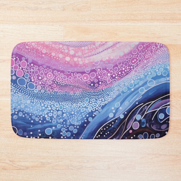 Item preview, Aboriginal Inspired Dot Art - Gentle Midnight Waves designed and sold by GrinGalore.