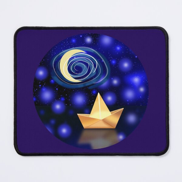 Item preview, Paper Boat Under Starry Sky designed and sold by Andrew Hitchen.
