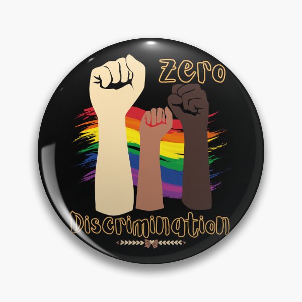 Item preview, Zero Discrimination LGBT Flag BLM designed and sold by ReuvenStore.