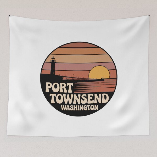 Item preview, Port Townsend Washington: Sunset Lighthouse Badge designed and sold by CircinusStore.