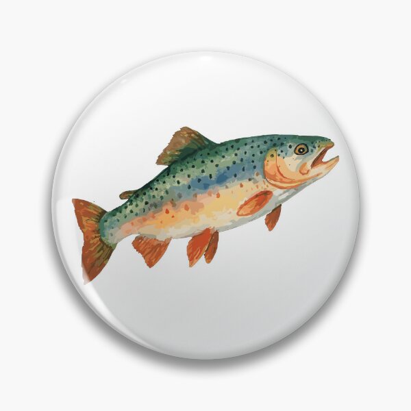 Artikelvorschau, Forelle Aquarell – Edles Design für Angler entworfen und verkauft von Pineapple-Tree.