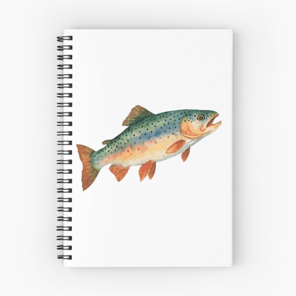 Item preview, Trout Watercolor – Elegant Design for Anglers designed and sold by Pineapple-Tree.