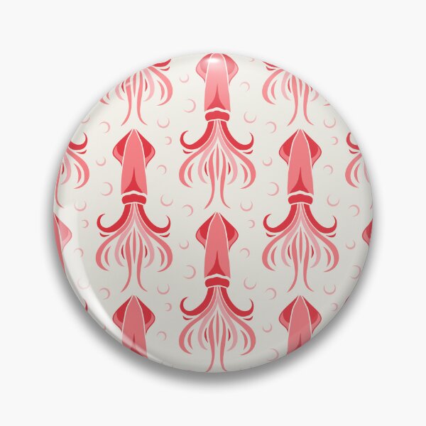 Item preview, 3635A - pink squid pattern designed and sold by RouCouCou.