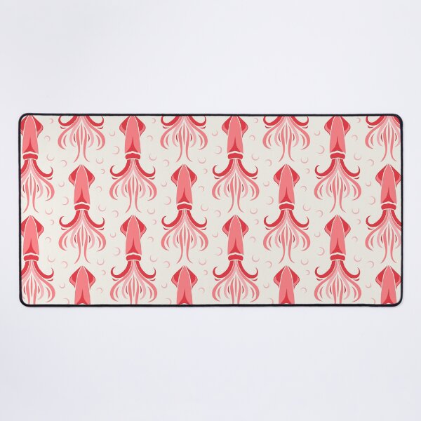 Item preview, 3635A - pink squid pattern designed and sold by RouCouCou.