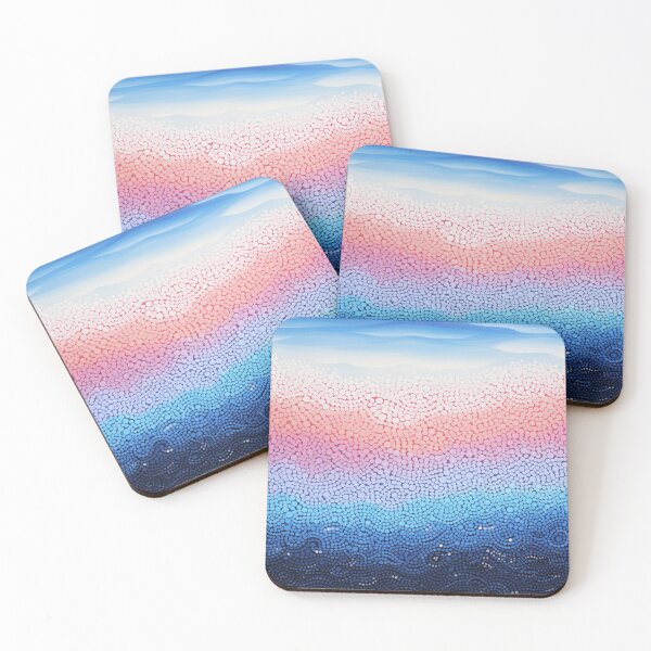 Item preview, Aboriginal Inspired Dot Art - Midnight Ripple designed and sold by GrinGalore.