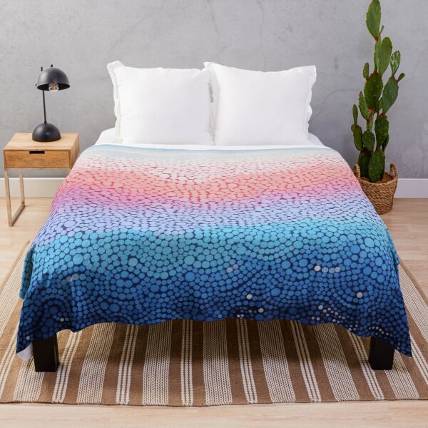 Item preview, Aboriginal Inspired Dot Art - Midnight Ripple designed and sold by GrinGalore.