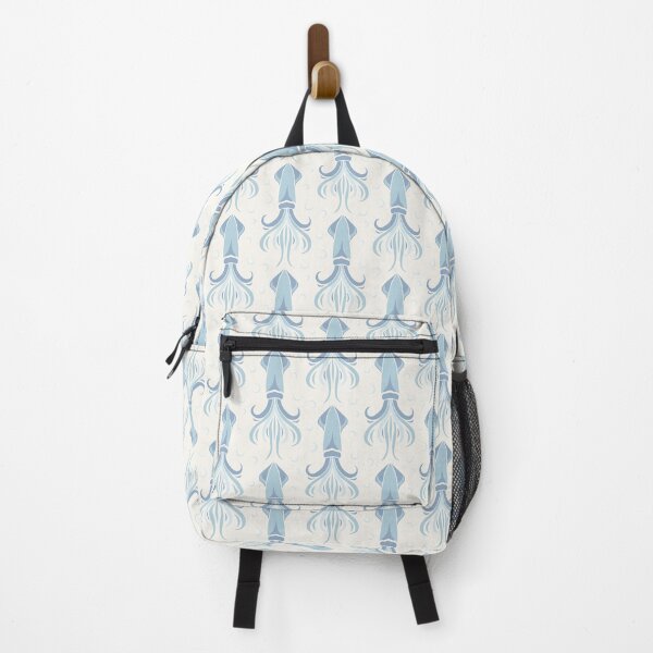 Item preview, 3635D - dusty blue squid pattern designed and sold by RouCouCou.