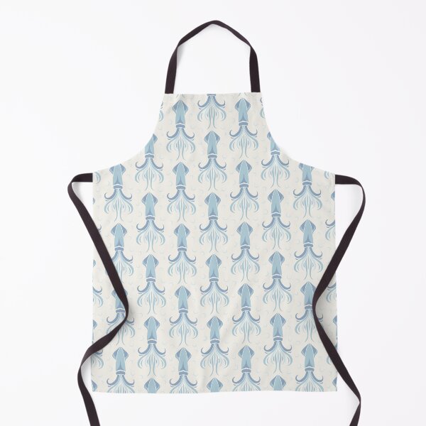 Item preview, 3635D - dusty blue squid pattern designed and sold by RouCouCou.