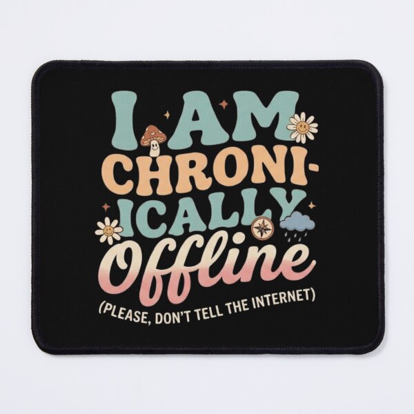 Item preview, I Am Chronically Offline Retro Puffy Aesthetic designed and sold by Conviction studio.
