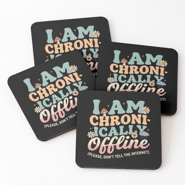 Item preview, I Am Chronically Offline Retro Puffy Aesthetic designed and sold by Conviction studio.