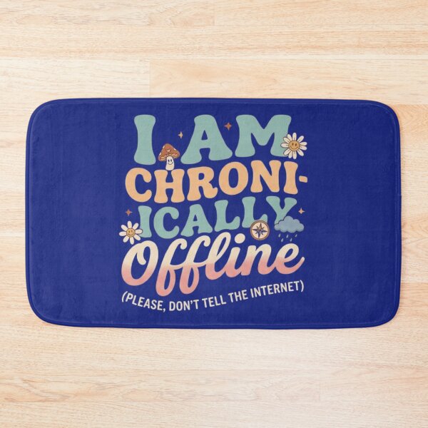 Item preview, I Am Chronically Offline Retro Puffy Aesthetic designed and sold by Conviction studio.