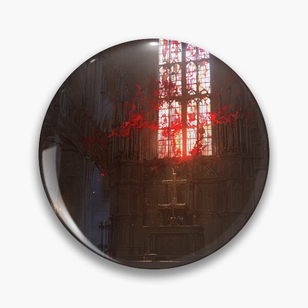Item preview, Wolf Commands Dark Sacred Cathedral Pulpit Attack designed and sold by GeoWhimsy Studio.
