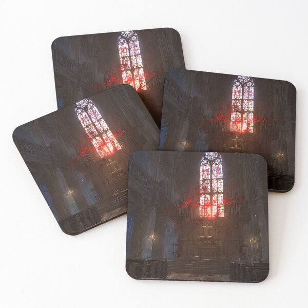 Item preview, Wolf Commands Dark Sacred Cathedral Pulpit Attack designed and sold by GeoWhimsy Studio.