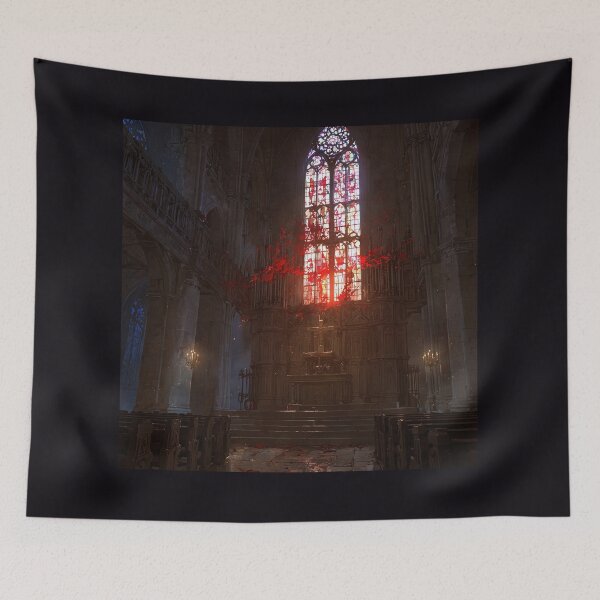 Item preview, Wolf Commands Dark Sacred Cathedral Pulpit Attack designed and sold by GeoWhimsy Studio.