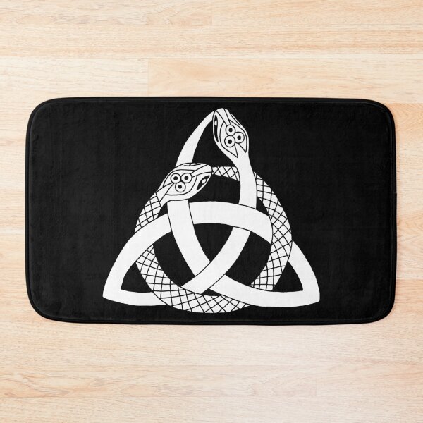 Item preview, White snakes and Celtic symbol designed and sold by Lagueny.