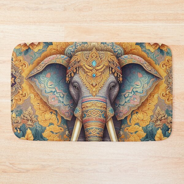 Item preview, Crafted with Passion, Inspired by Heritage: The Beauty of Elephants & Thai Patterns.  designed and sold by Vanich-Panich.