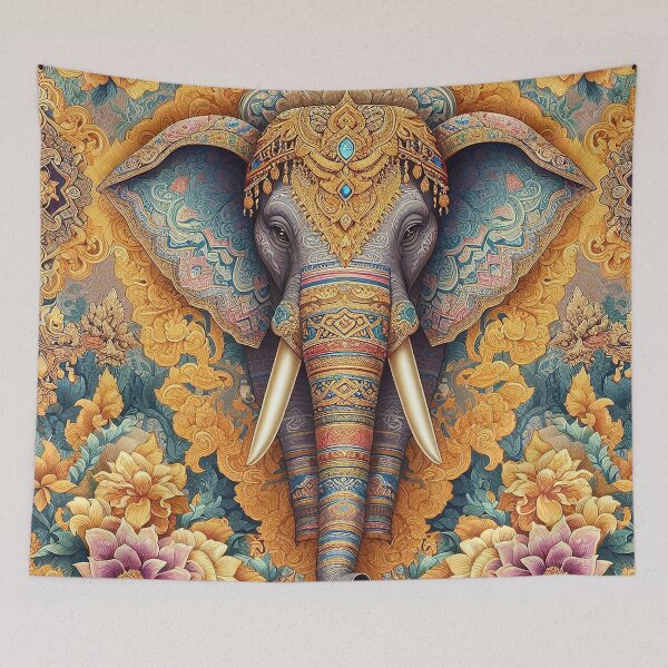 Item preview, Crafted with Passion, Inspired by Heritage: The Beauty of Elephants & Thai Patterns.  designed and sold by Vanich-Panich.