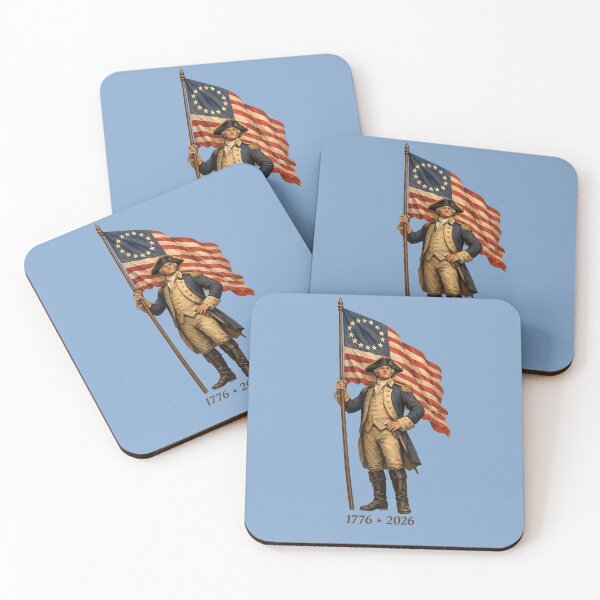 Item preview, 1776–2026 250 Years of Freedom – Patriotic American Flag Vintage Revolutionary War Design designed and sold by randomdesignsnearme.