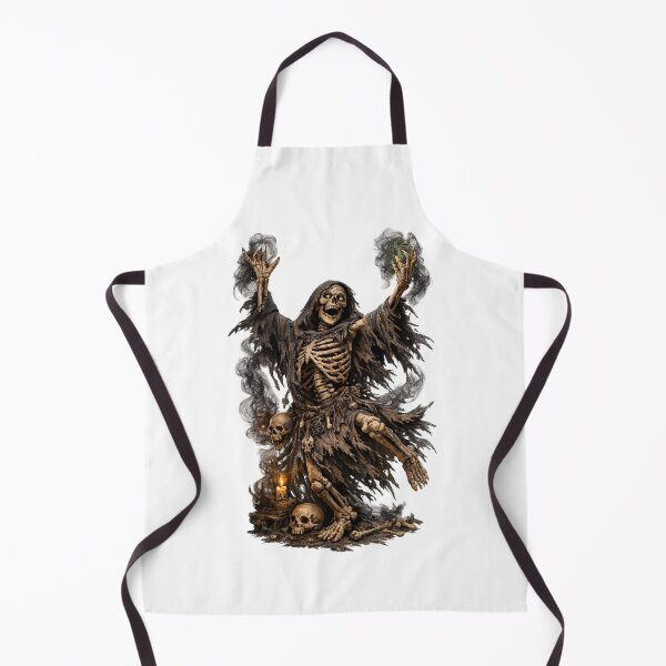 Item preview, Skeleton Dance of Death – Witch Illustration, Dark Gothic Artwork designed and sold by Cauldron Crafts.