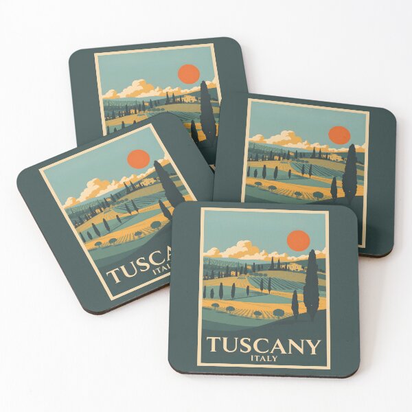 Item preview, A Vintage Illustration of Tuscany - Italy  designed and sold by GoodOldVintage.
