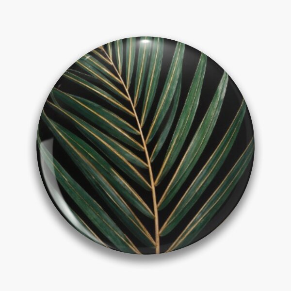 Artikelvorschau, Dark Luxury Palm Leaf Botanical Art Print Gold Vein Minimalist entworfen und verkauft von sayntastic.