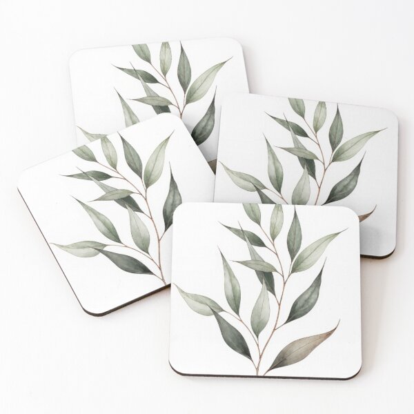 Artikelvorschau, Minimalist Eucalyptus Branch Botanical Art Print Luxury Wall Decor entworfen und verkauft von sayntastic.