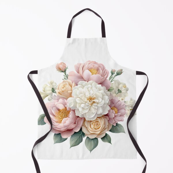 Item preview, Pastel Peony and Rose Bouquet - Elegant Romantic Floral Art Print designed and sold by DesignArtist.ia.
