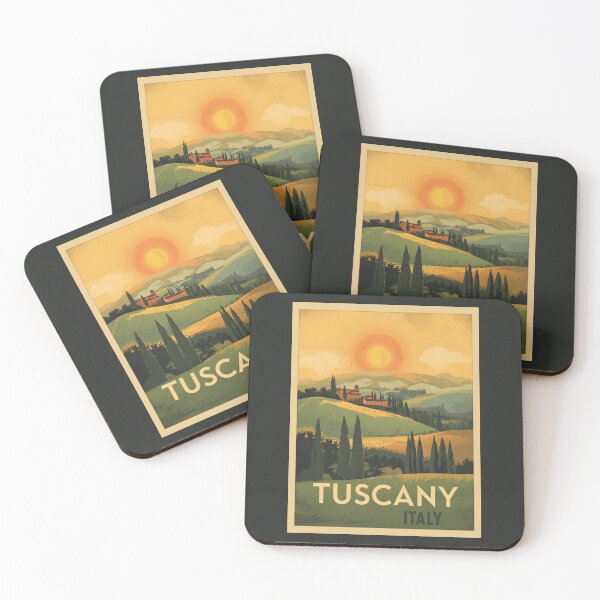 Item preview, A Vintage Illustration of Tuscany - Italy  designed and sold by GoodOldVintage.
