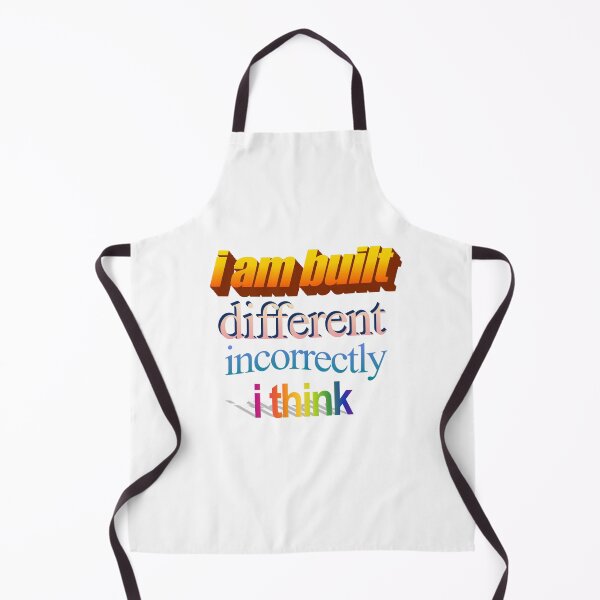 Item preview, i am built different incorrectly i think Wordart designed and sold by WorddArtt.
