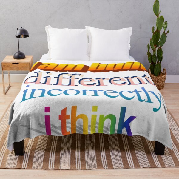 Item preview, i am built different incorrectly i think Wordart designed and sold by WorddArtt.