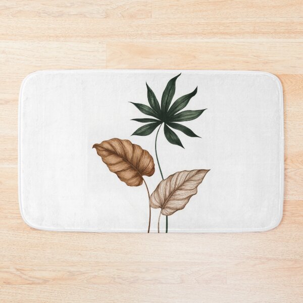 Item preview, Tropical Leaves Trio Minimalist Botanical Art Print Luxury Wall Decor designed and sold by sayntastic.