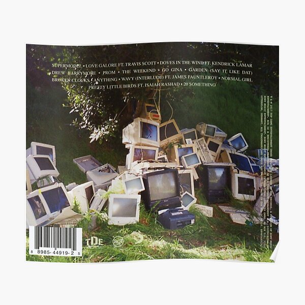 SZA Computer Monitors Poster