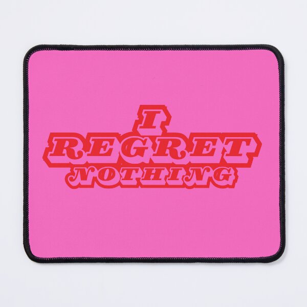 Item preview, I Regret Nothing Pink Sticker designed and sold by HYPNK.