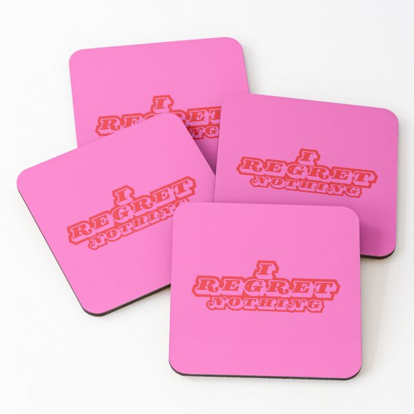 Item preview, I Regret Nothing Pink Sticker designed and sold by HYPNK.