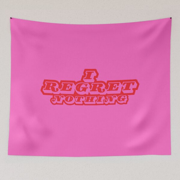 Item preview, I Regret Nothing Pink Sticker designed and sold by HYPNK.
