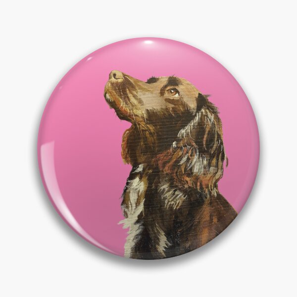 Item preview, Sprocker Spaniel on pink designed and sold by sitesorted.
