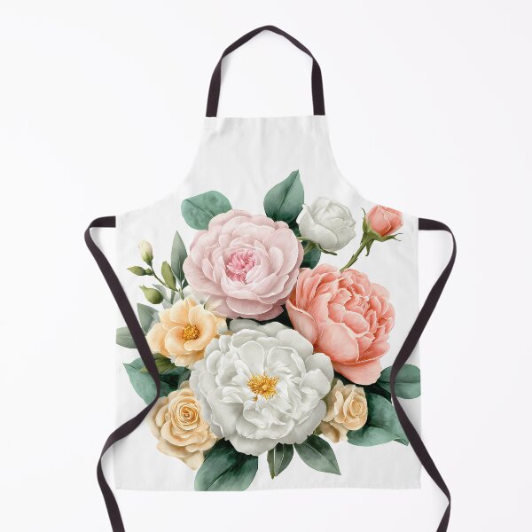 Item preview, Pastel Peony and Rose Bouquet - Elegant Romantic Floral Art Print designed and sold by DesignArtist.ia.