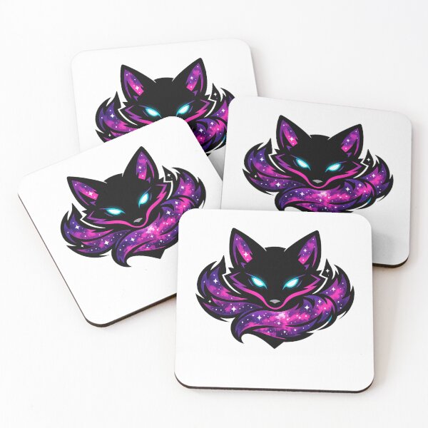 Item preview, Nebula Fox Emblem – Cosmic Galaxy Fox Logo designed and sold by wait4signal.