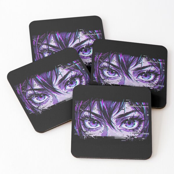 Item preview, Glitch Anime Eyes designed and sold by Stickersdevelop.