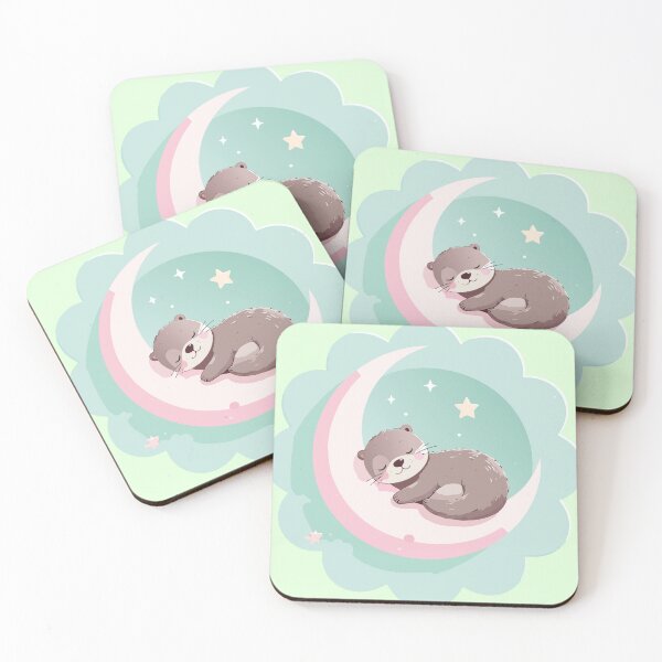 Item preview, Cute Kawaii Sleeping Otter on Water designed and sold by BestChoiceService.