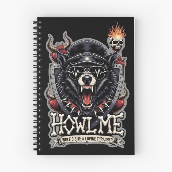 Item preview, Metal Wolf Rocker - Howl Me Wolf's Bite Lupine Thrasher designed and sold by NexKris.