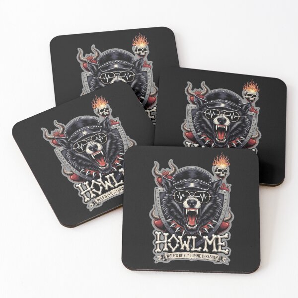 Item preview, Metal Wolf Rocker - Howl Me Wolf's Bite Lupine Thrasher designed and sold by NexKris.