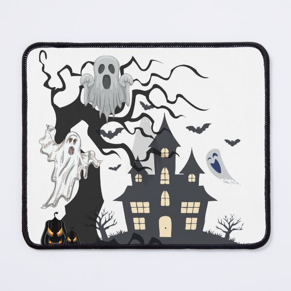 Item preview, Spooky Halloween Ghost Haunted House Sticker designed and sold by Pandey14.