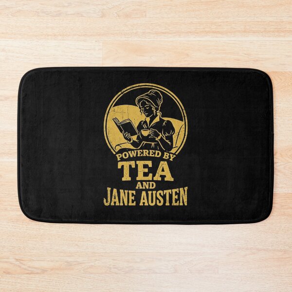 Item preview, Pride and Prejudice Powered By Tea And Jane Austen Vintage Gold Shirt designed and sold by Fenay Designs.