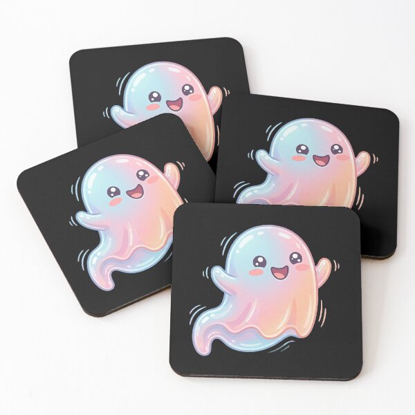 Item preview, Pastel Ghost Cutie – Cute Kawaii ghost design designed and sold by Herzbaumatelier.