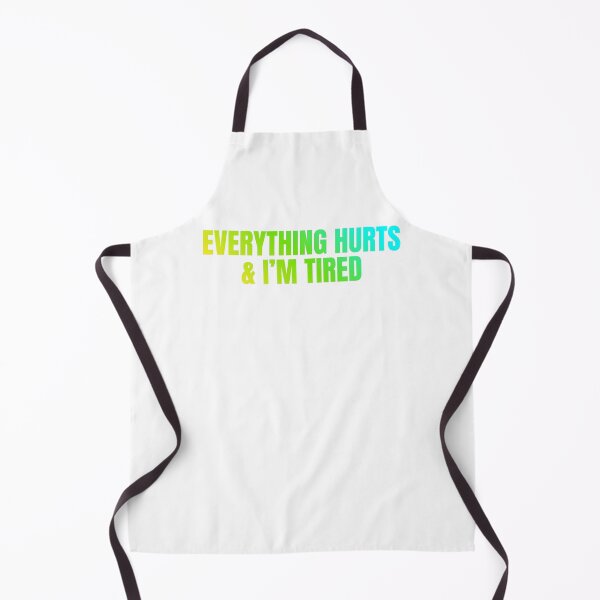 Item preview, Funny Getting Old EVERYTHING HURTS & I'M TIRED Boomer Grandma Grandpa Aging Birthday Gift  designed and sold by Space Ghettos.