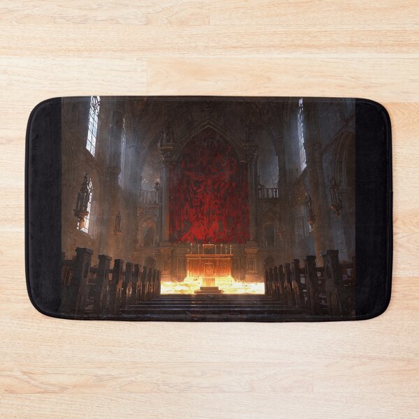 Item preview, Wolf Preaches Dark Sacred Cathedral Night Sermon designed and sold by GeoWhimsy Studio.