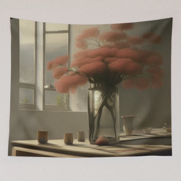 Item preview, Soft Floral Still Life with Calm Interior Light designed and sold by FotoworldEdel.