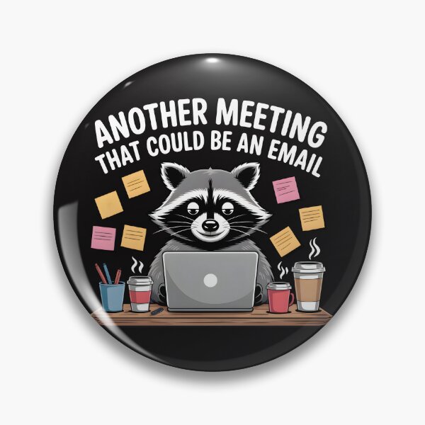 Item preview, Raccoon Office Humor designed and sold by Naviora.